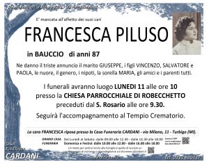 Scopri di più sull'articolo Francesca Piluso