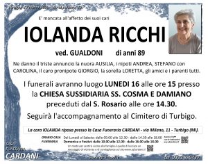 Scopri di più sull'articolo Iolanda Ricchi