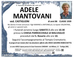 Scopri di più sull'articolo Adele Mantovani