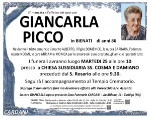 Scopri di più sull'articolo Giancarla Picco